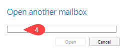 enter another mailbox
