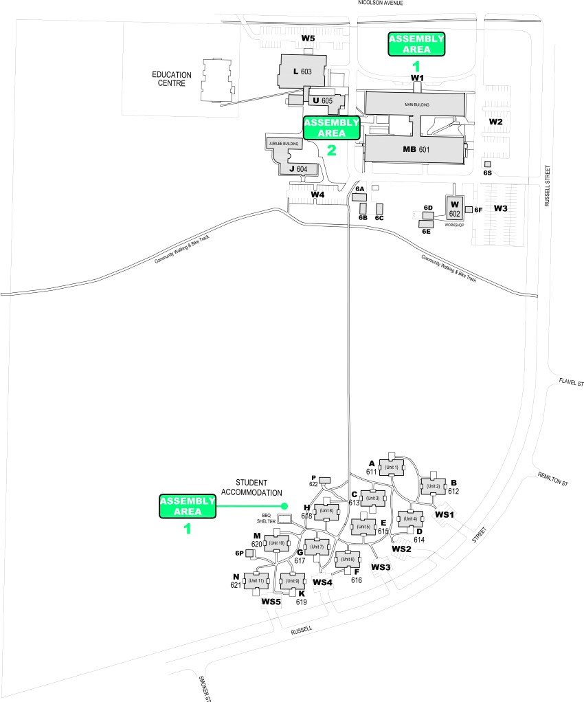 Whyalla Evac Map