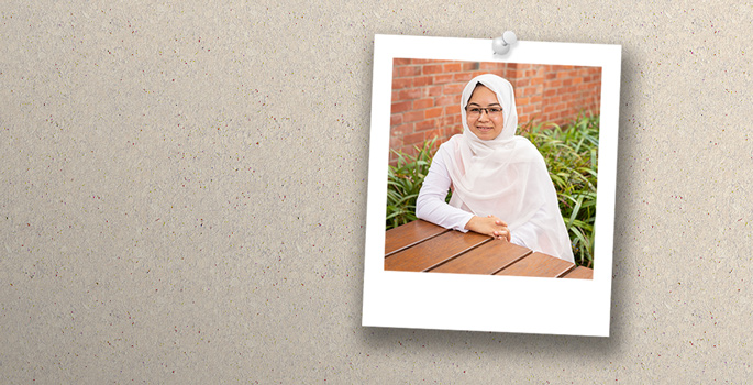Shikofa’s story, polaroid image - Give the gift of education to students from a refugee background