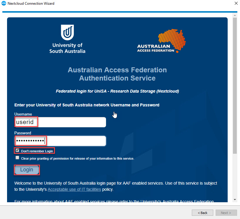 UniSA Research Data Storage AskResearch University of