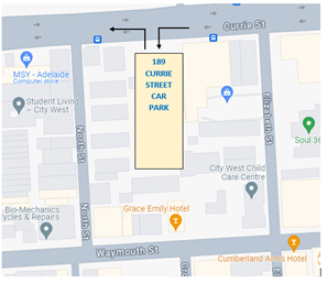 189 Currie Street Location Map