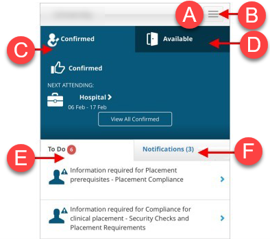 Screenshot of InPlace Mobile view