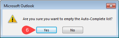 are you sure empty Auto-Complete list