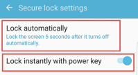 Android Lock Automatically