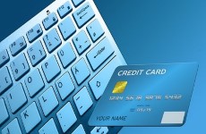 keyboard and credit card