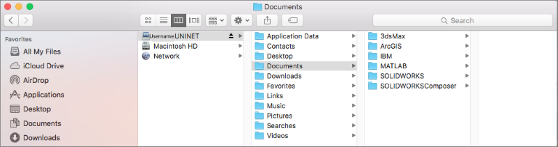 Screenshot of VAPPS Documents folder