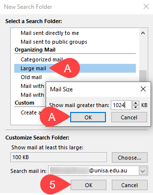 Screen shot of Large mail