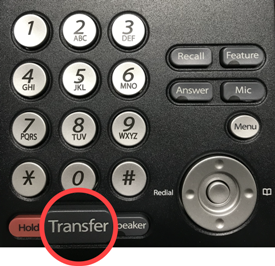 Photo of Transfer button