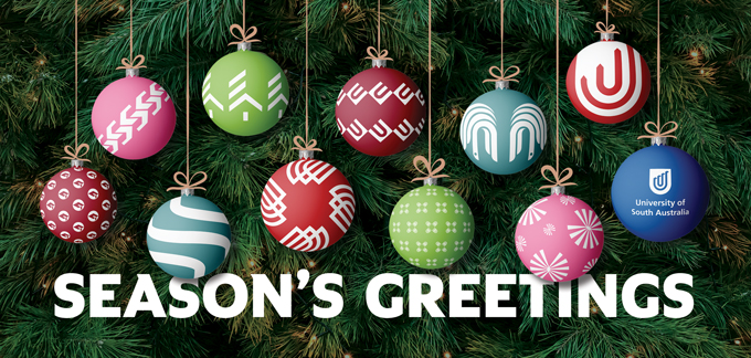 2025 UniSA Season's greetings front
